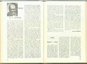 Centenar: N. D. Cocea, Revista Teatrul nr. 11/1980