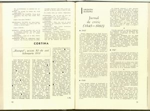 Jurnal de critic (1945-1980), Revista Teatrul nr. 2/1981