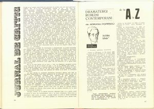 Jurnal de critic (1944-1983), Revista Teatrul nr. 5/1983