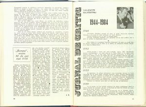 Jurnal de critic (1944-1984), Revista Teatrul nr. 5/1984