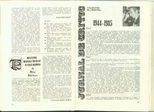 Jurnal de critic (1944-1985), Revista Teatrul nr. 6/1985