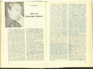 In memoriam: Arta lui Octavian Cotescu, Revista Teatrul nr. 10/1985