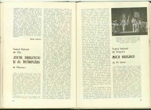 Mira Iosif, Cronica dramatică: "Jocul dragostei şi al întîmplării" de Marivaux (Teatrul Naţional din Cluj) în Revista Teatrul, nr. 11/1973, pp. 54-55