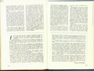 Mari actori români ai secolului 20 despre ei înşişi: Agatha Bârsescu, Revista Teatrul nr. 11,12/1985