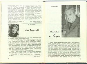 In memoriam: Eternitatea lui Al. Giugaru, Revista Teatrul nr. 3/1986