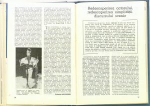 CREDO-ul regizotal (II), Revista Teatrul nr. 3/1989