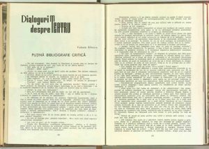 Sensul artei amatoare, Revista Teatrul nr. 1/1960