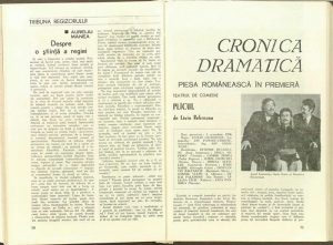 Aureliu Manea, Despre o ştiinţă a regiei în Revista Teatrul, Nr. 10/1976, p. 50