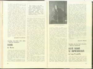 Margareta Bărbuță, Cronica dramatică: „Fedra” de Racine (Teatrul de Stat din Sibiu - secţia română) în Revista Teatrul, Nr. 1/1979, pp. 46-47