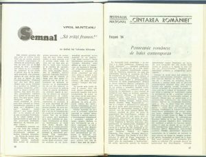 Virgil Munteanu, Semnal: „Să trăiţi frumos!” (se dedică lui Valentin Silvestru), revista Teatrul nr.12/1984