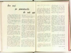 Ore reci pe pămînturile de sub apă, Revista Teatrul nr.6/1970