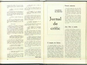 Jurnal de critic, Revista Teatrul nr. 3/1975