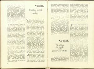 Să milităm mai angajat pentru promovarea valorilor, Revista Teatrul nr. 11/1976