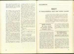 Interogaţii caragialogice (II), Revista Teatrul nr. 3/1977