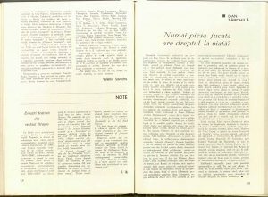 Ancheta revistei „Teatru”: Stagiunea '76 - '77. Tinerii regizori: o forţă creatoare, Revista Teatrul nr. 7/1977