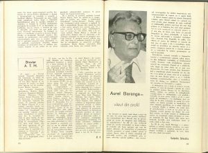 Aurel Baranga - văzut din profil, Revista Teatrul nr. 7/1978