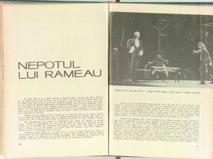 Mircea Alexandrescu, Nepotul lui Rameau în Revista Teatrul nr. 7/1968