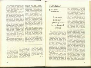 Contacte româno-portugheze în universul scenei, Revista Teatrul nr. 9/1979