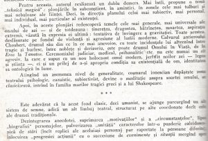 Despre Ionesco Teodorescu, Teatru, 1968, nr. 12