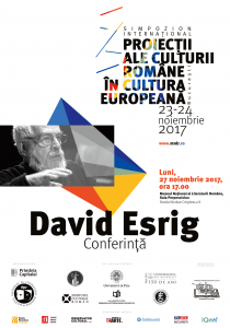 Simpozion Proiectii ale culturii, David Esrig