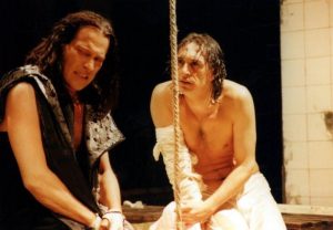 Marius Bodochi si Dorin Andone_Marat-Sade_C. TN_Cluj-1991