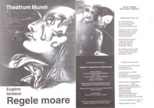 Regele moare, regia Victor Ioan Frunza - Theatrum Mundi, Bucuresti