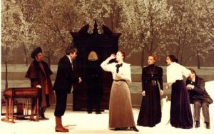 Gheorghe Dinica, Mircea Rusu, Carmen Galin, Eugenia Maci, Leopoldina Balanuta, Damian Crasmaru_Livada de Visini TNB 1990_Copyright TNB